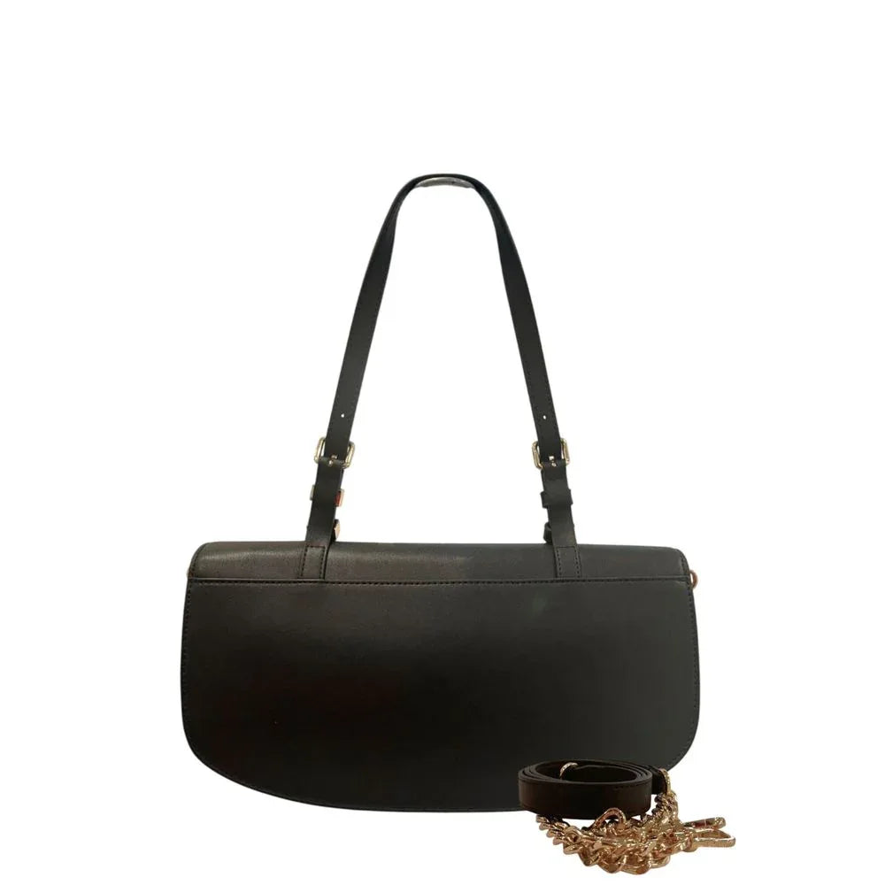 Twinset Black PU Women Shoulder Bag - Zeiniez