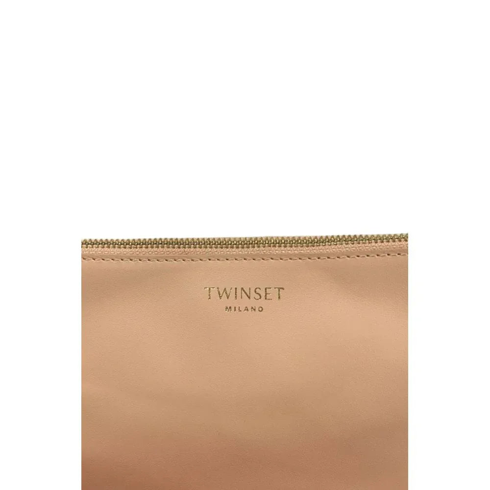 Twinset Pink Polyurethane Women Clutch - Zeiniez