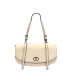 Twinset White PU Women Shoulder Bag