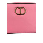 Twinset Pink PU Women Crossbody Bag