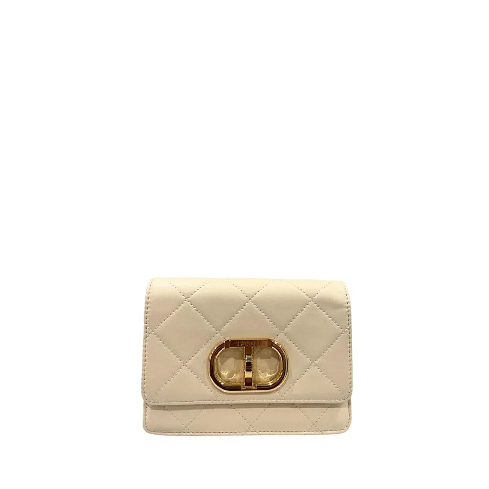 Twinset Beige PU Women Crossbody Bag