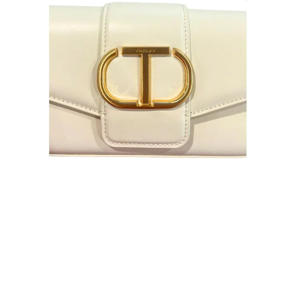 Twinset White Polyethylene Clutch Bag - Zeiniez