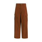 PINKO Brown Cotton Casual Pants - Zeiniez