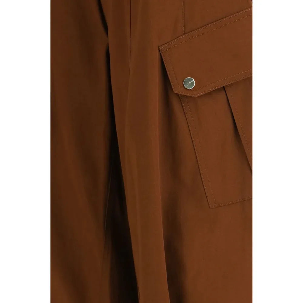PINKO Brown Cotton Casual Pants - Zeiniez