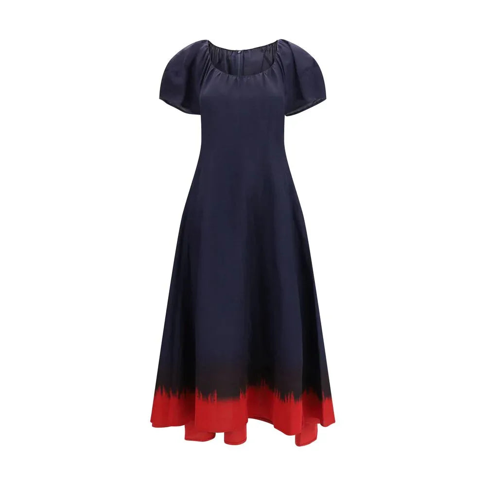 Tory Burch Blue Viscose Casual Dress - Zeiniez