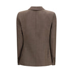 Blazé Milano Brown Wool Blazer