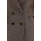 Blazé Milano Brown Wool Blazer