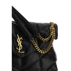 Saint Laurent Black Lamb Leather Shoulder Bag - Zeiniez