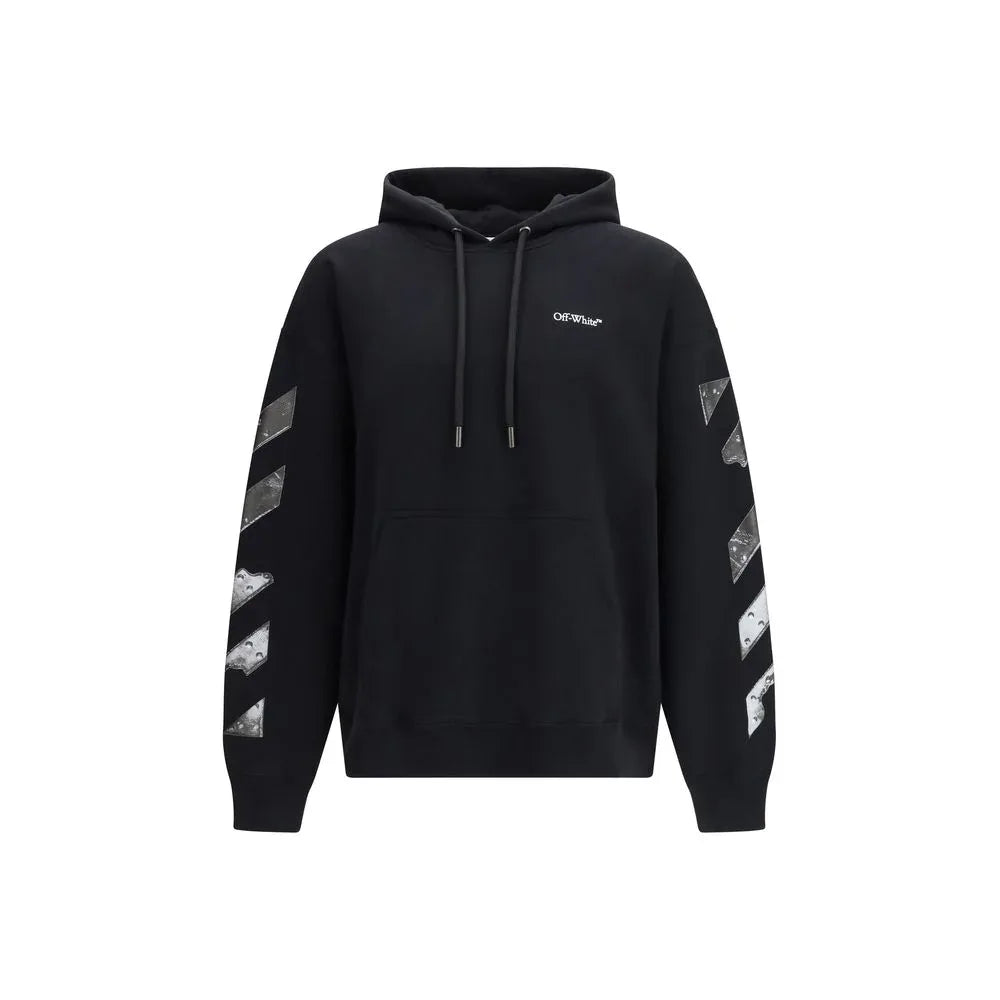 Off-White Black Cotton Sweatshirt - Zeiniez