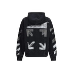 Off-White Black Cotton Sweatshirt - Zeiniez