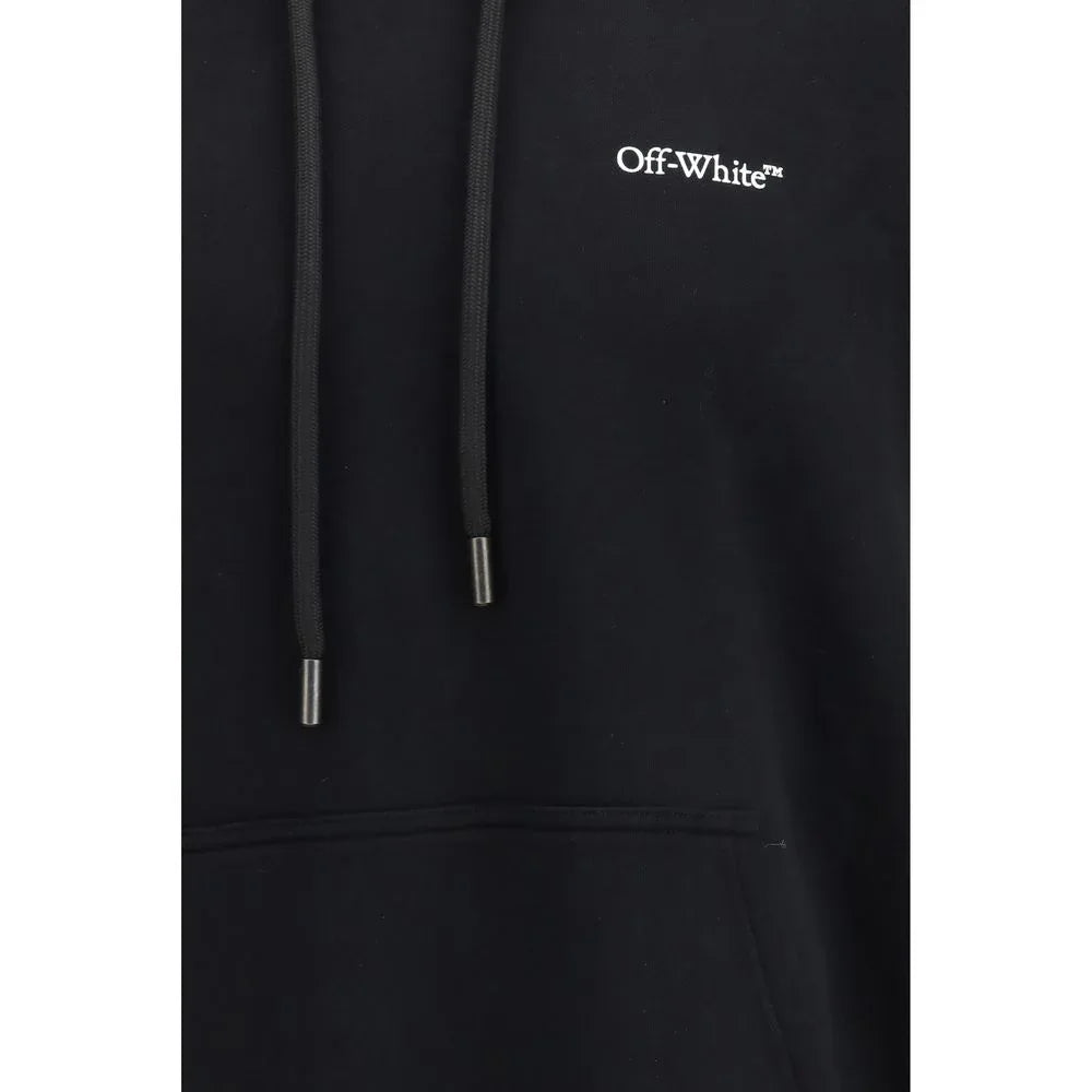 Off-White Black Cotton Sweatshirt - Zeiniez