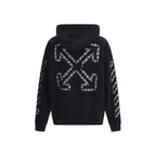 Off-White Black Cotton Sweatshirt - Zeiniez