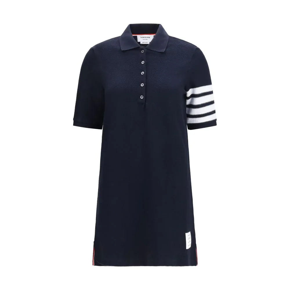 Thom Browne Blue Cotton Casual Dress - Zeiniez