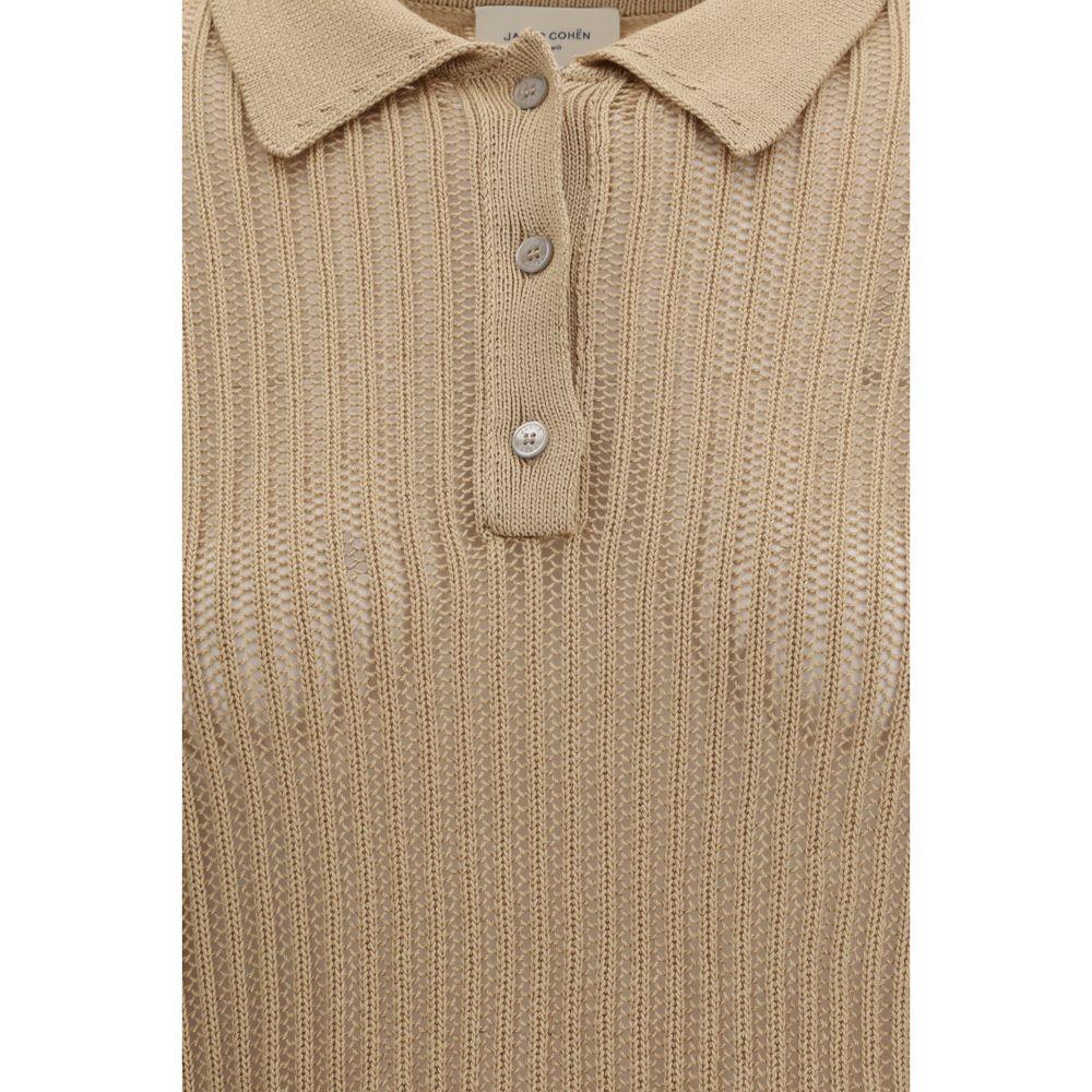 Jacob Cohen Beige Cotton Polo Shirt