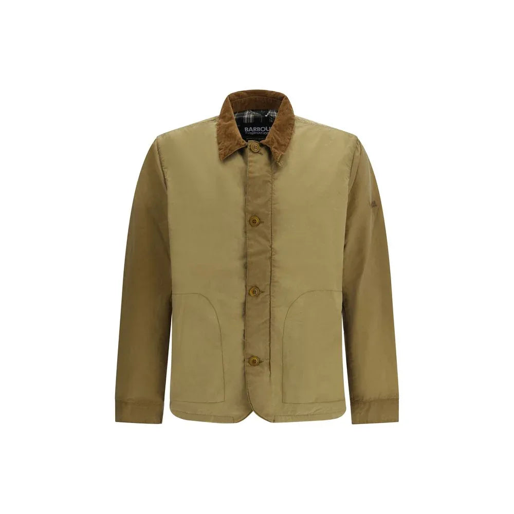 Barbour International Beige Cotton Coat - Zeiniez