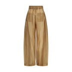 The Latest Beige Lyocell Casual Pants