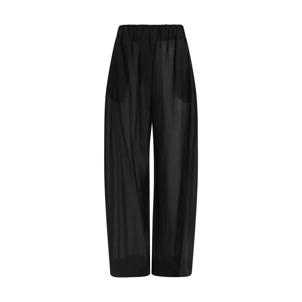 The Latest Black Lyocell Casual Pants - Zeiniez