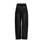 The Latest Black Lyocell Casual Pants - Zeiniez