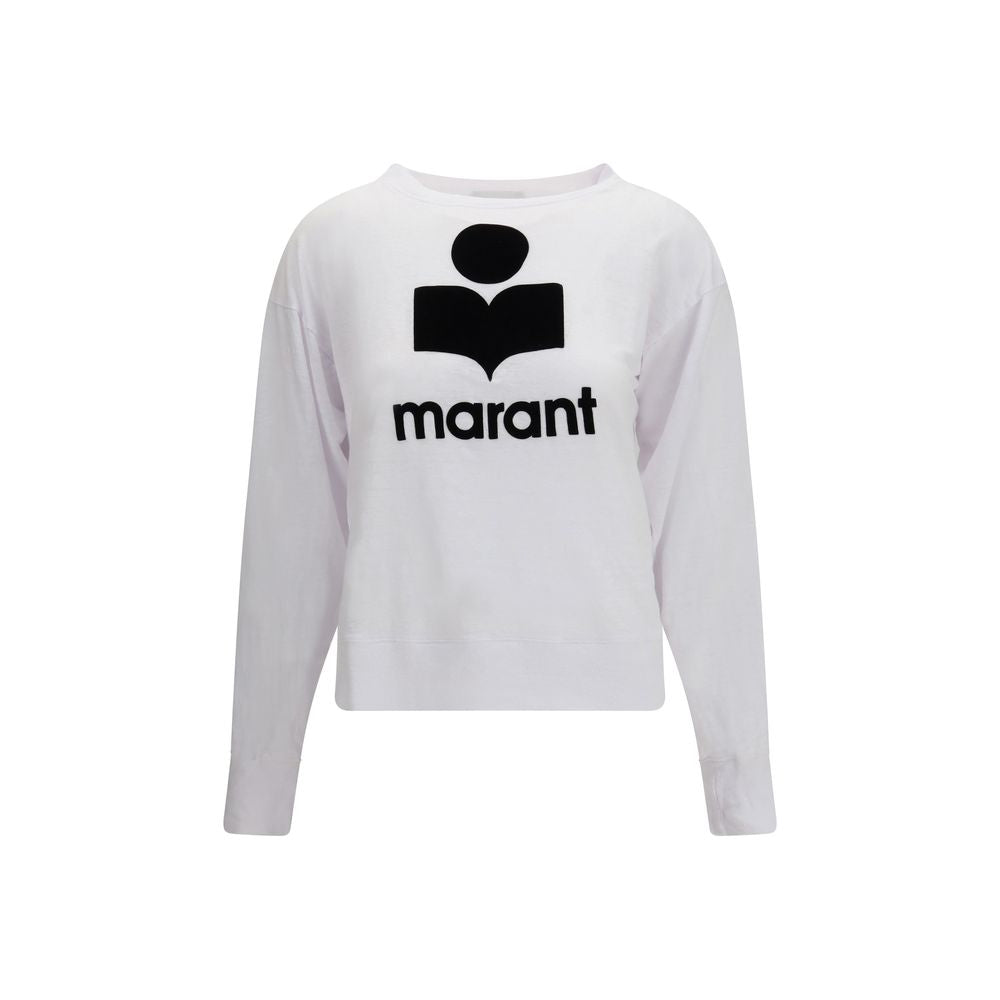 Marant Etoile White Linen Sweatshirt