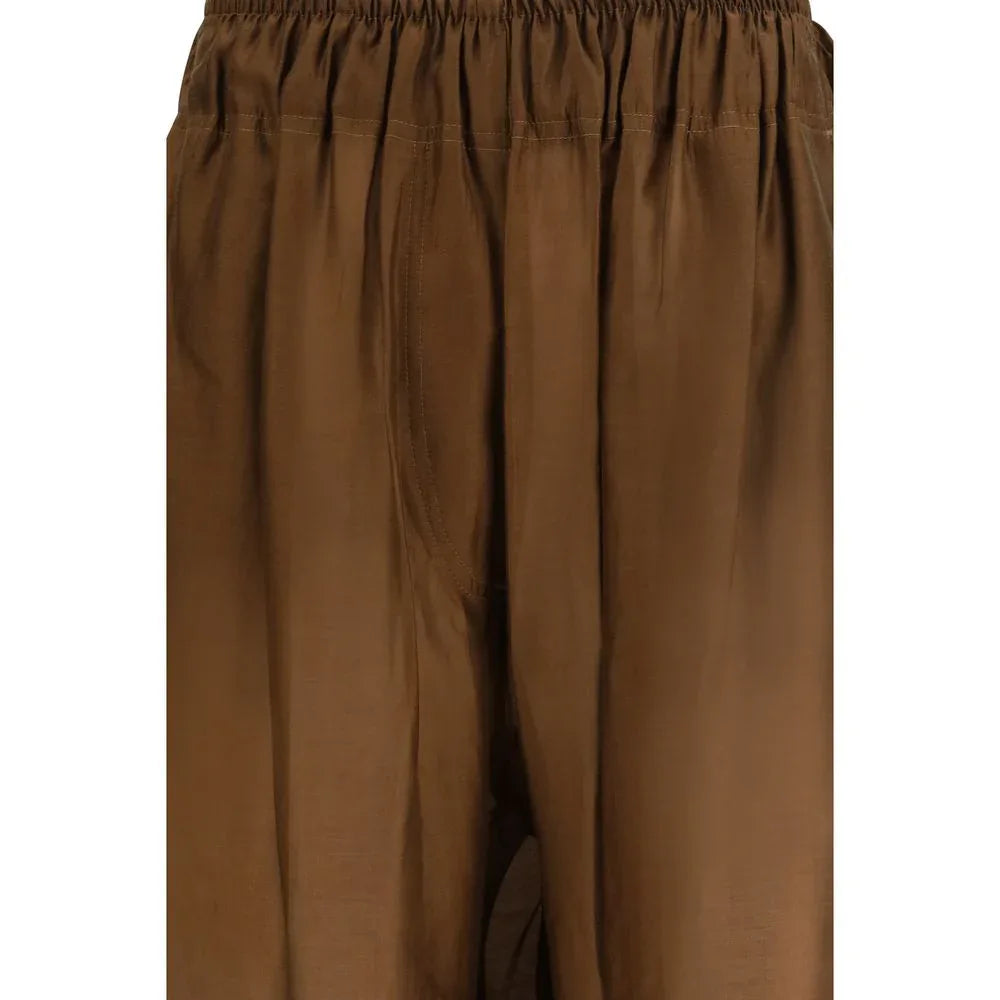The Latest Brown Lyocell Casual Pants