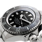 Bobroff Gray Stainless Steel Dress Watch