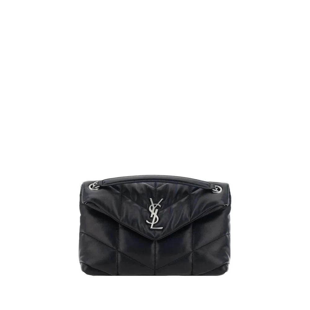 Saint Laurent Black Lamb Ovis Aries Aries Shoulder Bag - Zeiniez