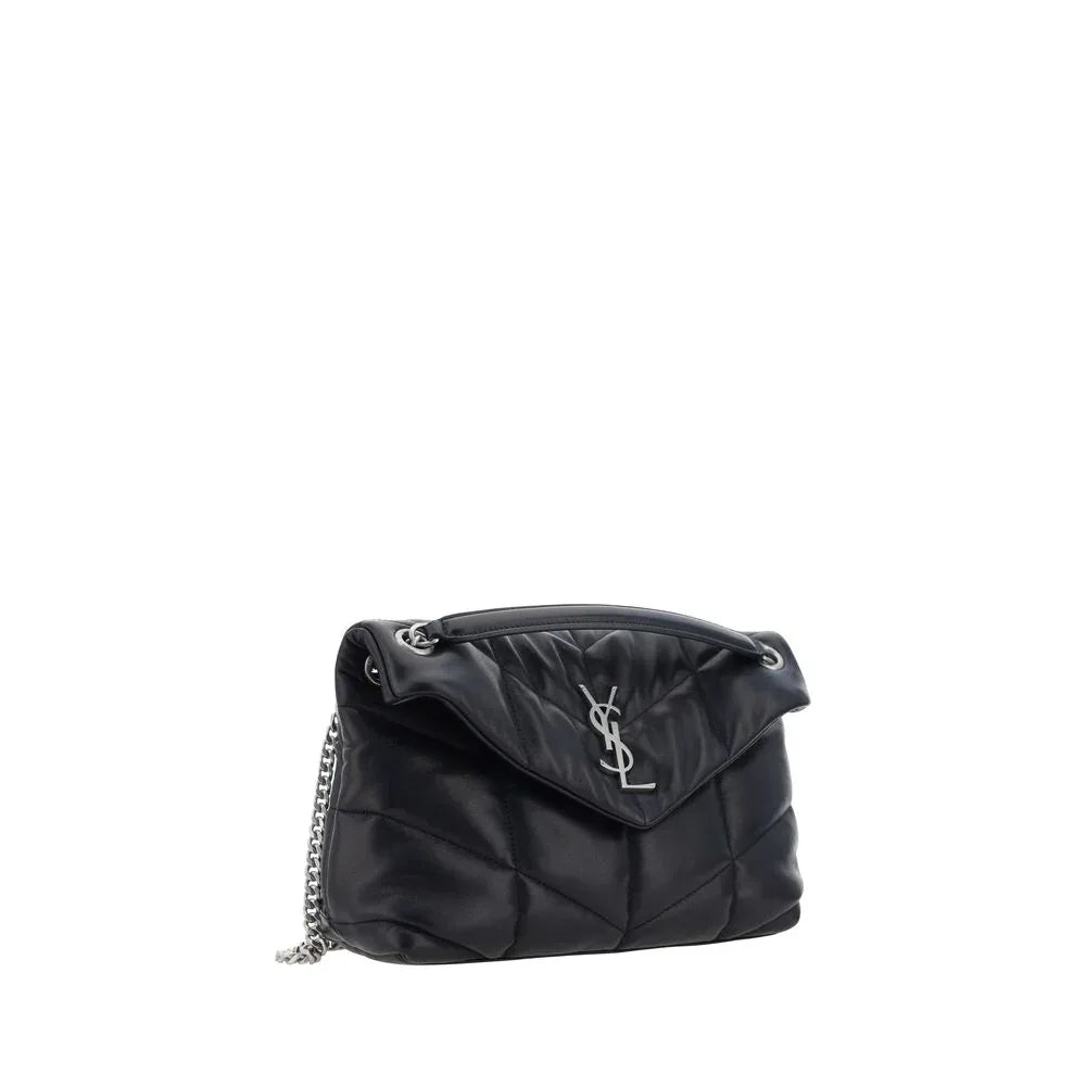 Saint Laurent Black Lamb Ovis Aries Aries Shoulder Bag - Zeiniez