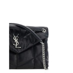 Saint Laurent Black Lamb Ovis Aries Aries Shoulder Bag - Zeiniez