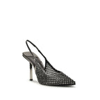 LE SILLA Black Nylon High Heel Pumps