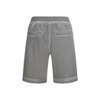 Diesel Gray Cotton Bermuda Shorts - Zeiniez
