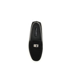 Dolce & Gabbana Black Calf Leather Bos Taurus Slip-On Loafers - Zeiniez