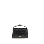 Dolce & Gabbana Black Calf Leather Bos Taurus Handbag