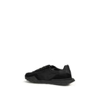 Dolce & Gabbana Black Calf Leather Bos Taurus Athletic Sneakers - Zeiniez