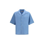 Marni Blue Cotton Shortsleeve Shirt - Zeiniez