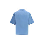 Marni Blue Cotton Shortsleeve Shirt - Zeiniez