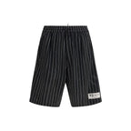 Y-3 Black Polyester Bermuda Shorts - Zeiniez