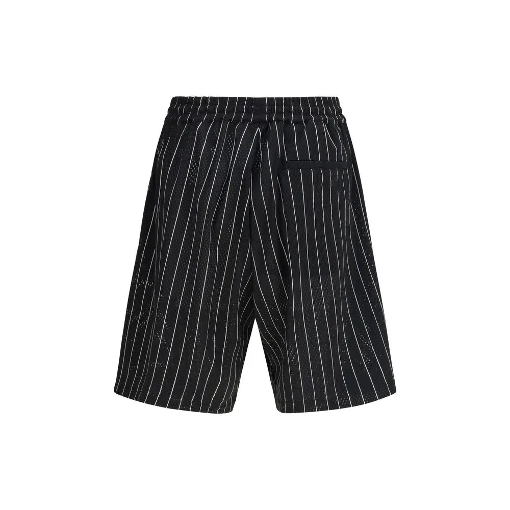 Y-3 Black Polyester Bermuda Shorts - Zeiniez
