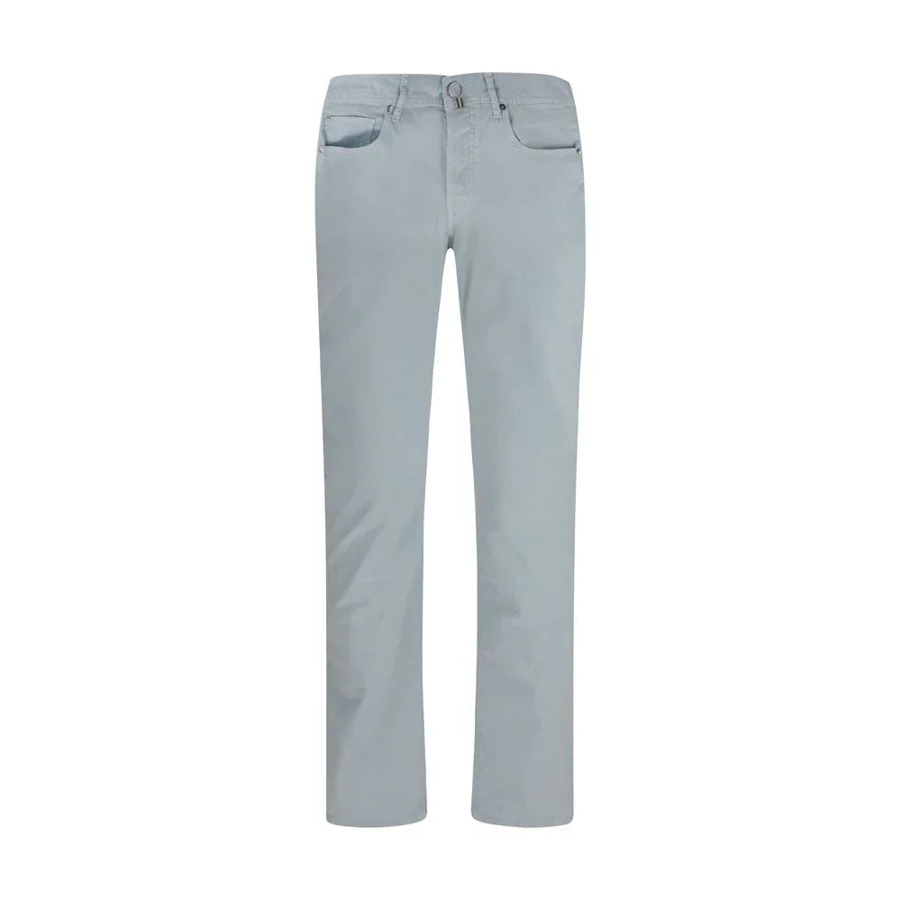 Jacob Cohen Blue Cotton Pants - Zeiniez