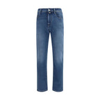 Jacob Cohen Blue Cotton Slim Fit Jeans