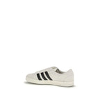 Y-3 Beige Calf Leather Bos Taurus Low Top Sneakers - Zeiniez