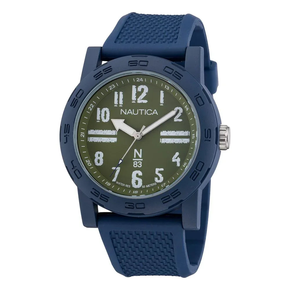 NAUTICA Blue Synthetic Sport Watch - Zeiniez