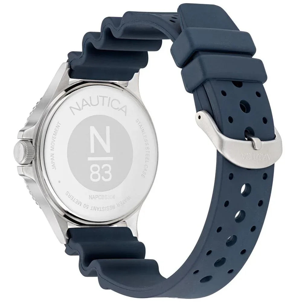 NAUTICA Blue Synthetic Sport Watch - Zeiniez