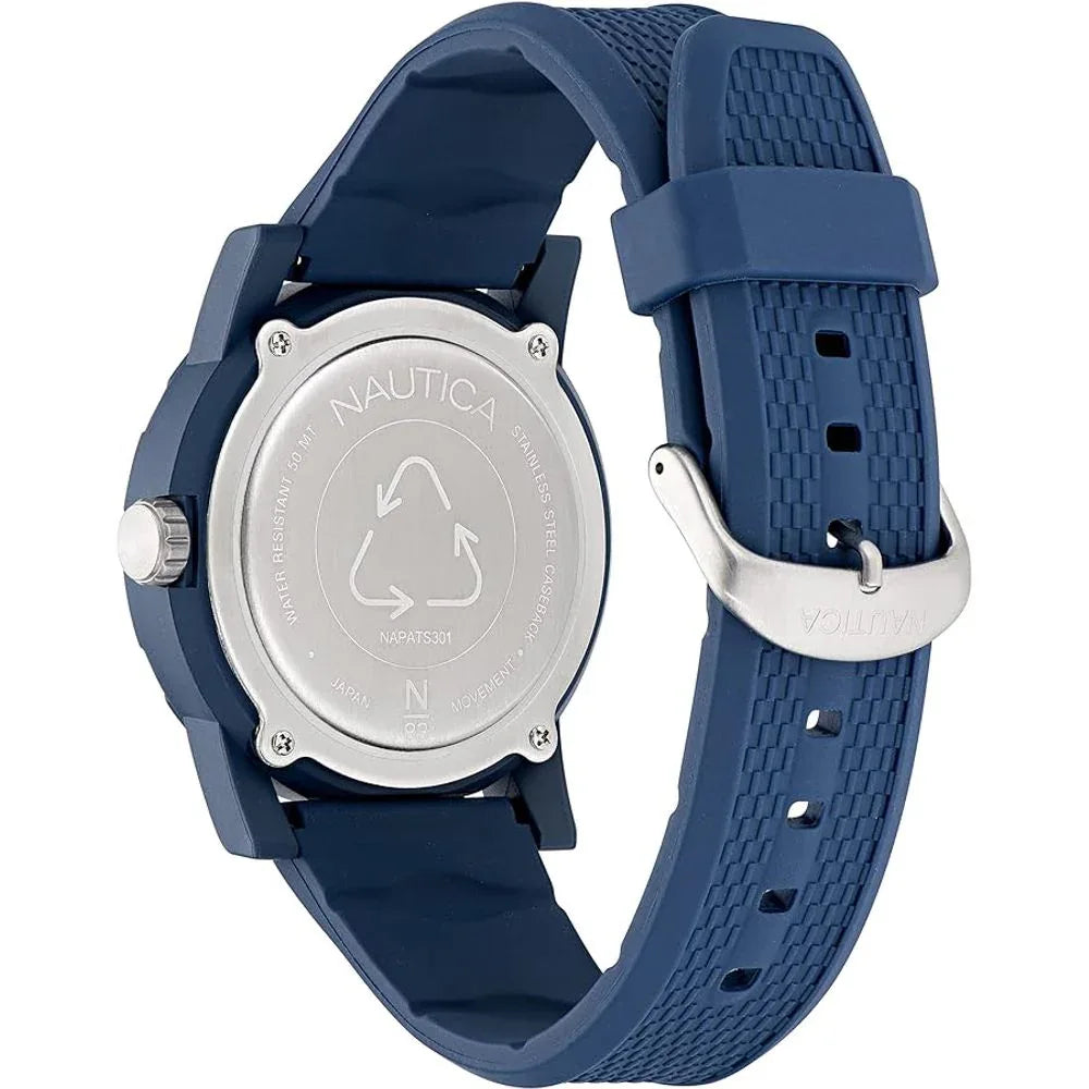 NAUTICA Blue Synthetic Sport Watch - Zeiniez