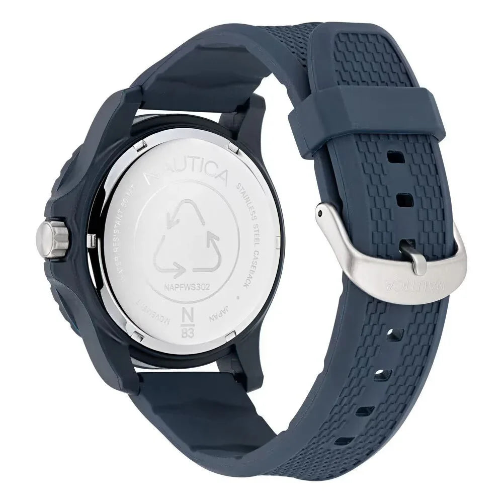 NAUTICA Blue Synthetic Sport Watch - Zeiniez