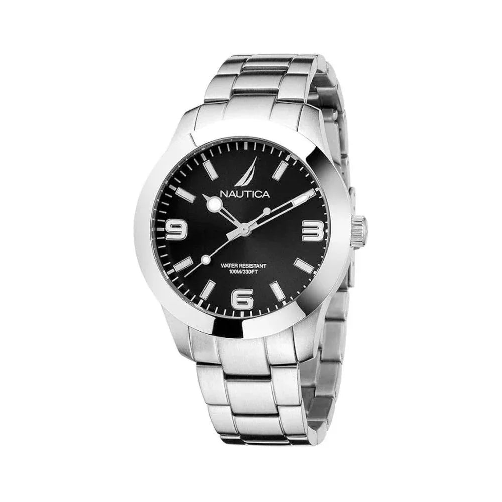 NAUTICA Gray Stainless Steel Dress Watch - Zeiniez