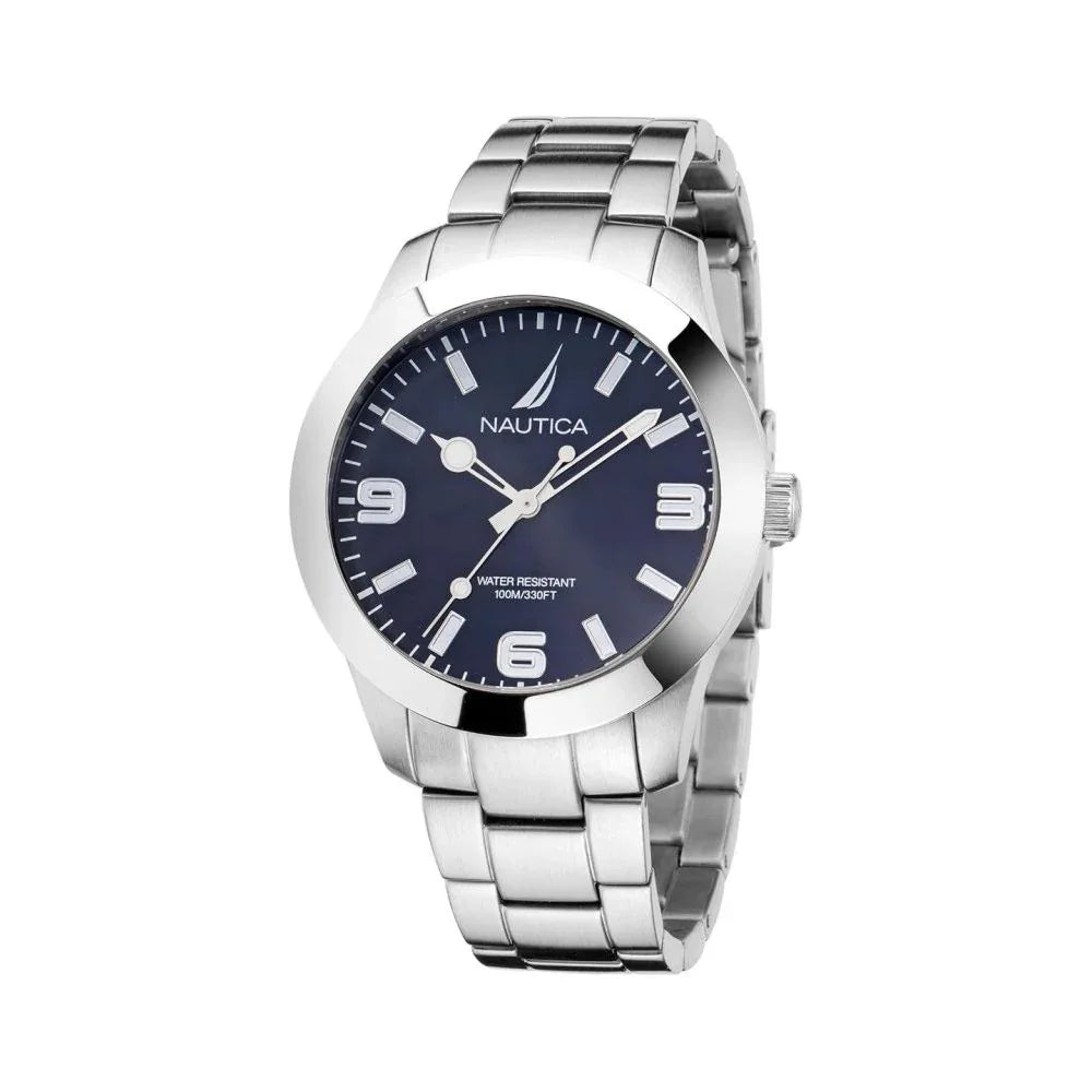 NAUTICA Gray Stainless Steel Dress Watch - Zeiniez