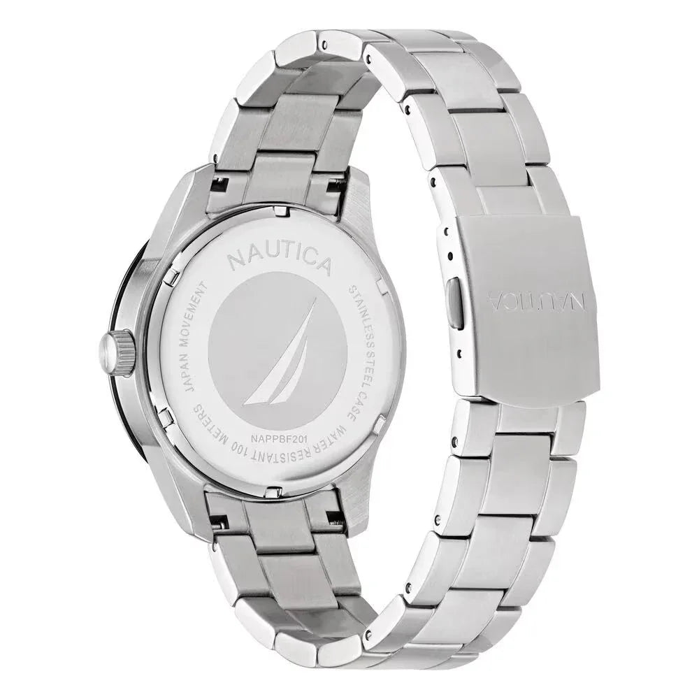 NAUTICA Gray Stainless Steel Dress Watch - Zeiniez