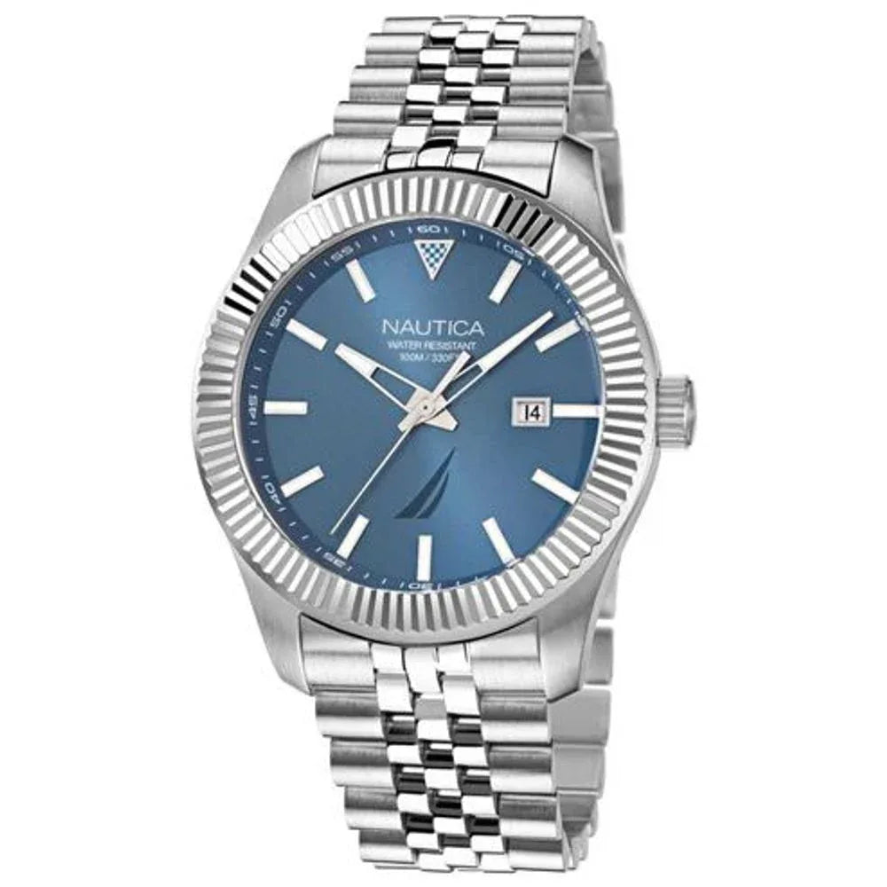 NAUTICA Gray Stainless Steel Dress Watch - Zeiniez