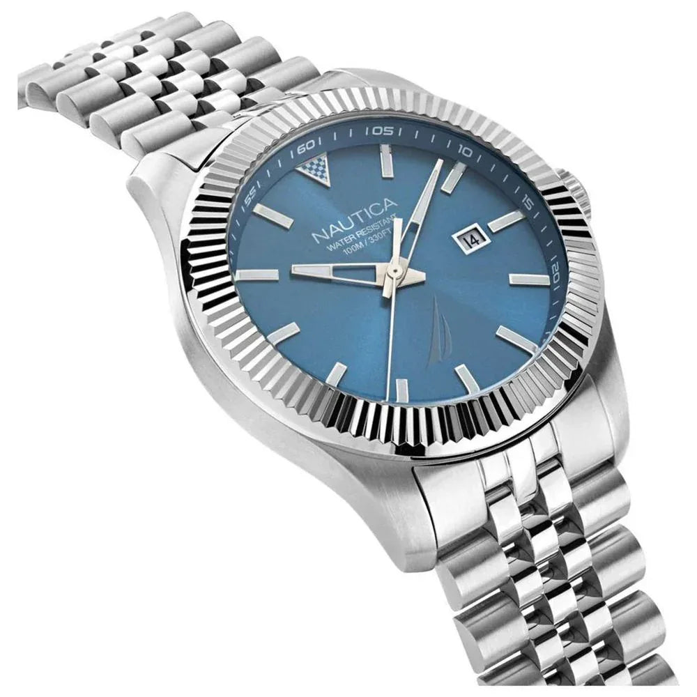 NAUTICA Gray Stainless Steel Dress Watch - Zeiniez