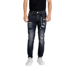 Icon Blue Cotton Skinny Jeans
